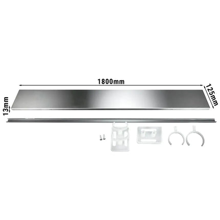GGM Gastro Plinth - 1800x125x13mm - suitable for ASK, ADK, SSK, SSR, SSIE, WDR & WSR Series