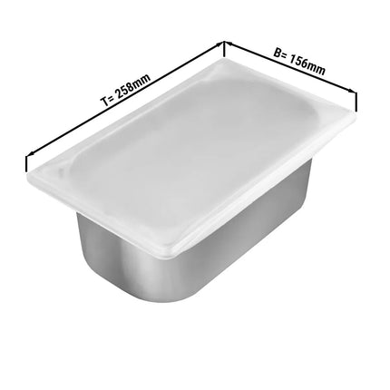 GGM Gastro Polycarbonate Gastronorm Container GN 1/4