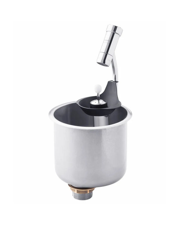 GGM Gastro Portioning Rinse 141x141x110mm WATERSTOP with integrated automatic water stop with integrated backflow preventer & integrated flow regulator incl. sieve plate incl. sieve insert