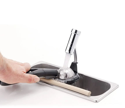 GGM Gastro Portioning Rinse 269x110x115mm WATERSTOP with integrated automatic water stop with integrated backflow preventer & integrated flow regulator - Stainless Steel - CNS - 1 bottom opening