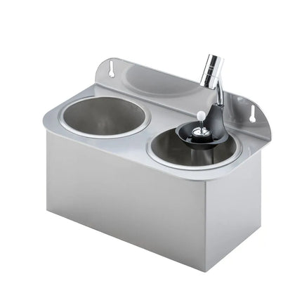 GGM Gastro Portioning Rinse 312x161x210mm with integrated backflow preventer incl. sieve plate incl. sieve insert