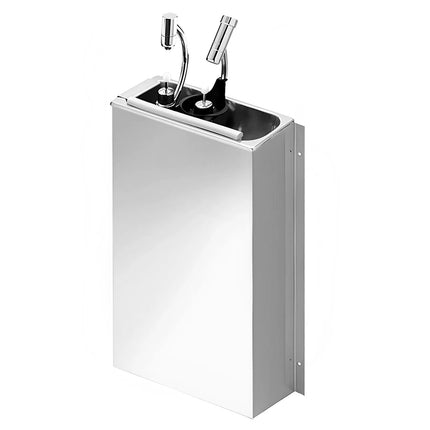 GGM Gastro Portioning Rinse WATERSTOP with integrated automatic water stop with integrated backflow preventer incl. sieve plate - Stainless Steel - CNS - 1 bottom opening[s]