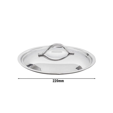 GGM Gastro Pot Lid - Stainless Steel - Ø220mm