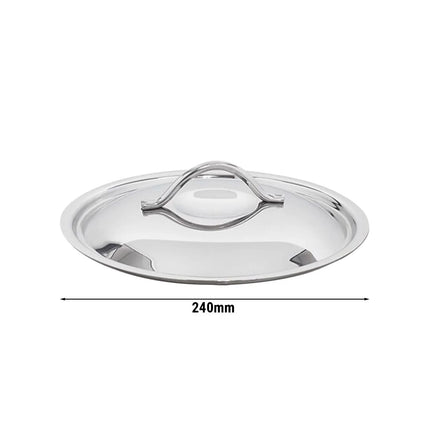 GGM Gastro Pot Lid - Stainless Steel - Ø240mm