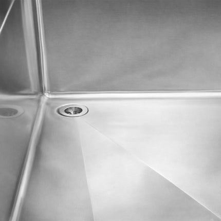 GGM Gastro Pot washing cabinet - 1000x700mm - with 1 basin W800xD500mm