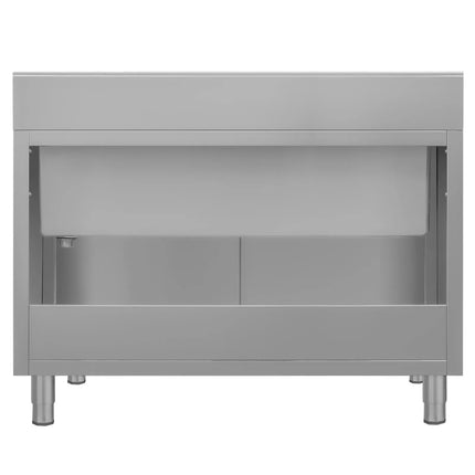 GGM Gastro Pot washing cabinet - 1400x600mm - with 1 basin W1200xD400mm