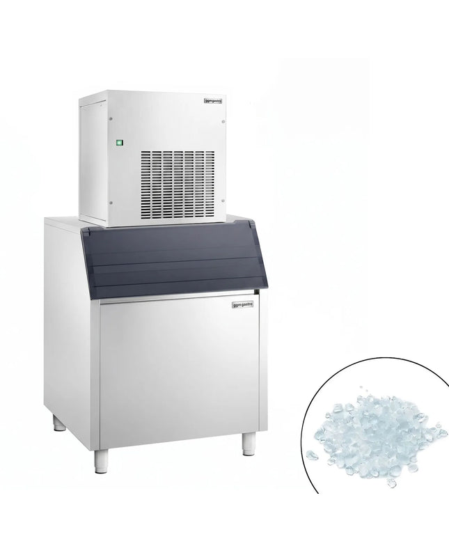 GGM Gastro Premium PLUS Modular Flake Ice Maker - 155 kg/24, including a 200 kg ice storage bin