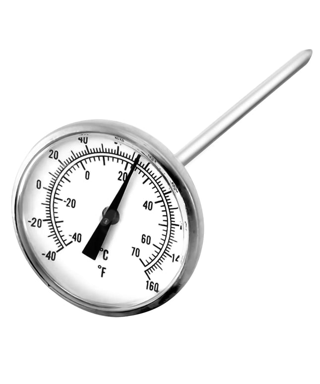 GGM Gastro Probe Thermometer - Ø 45mm - Stainless Steel - Insertion Depth: 125mm - -40°C to 70°C