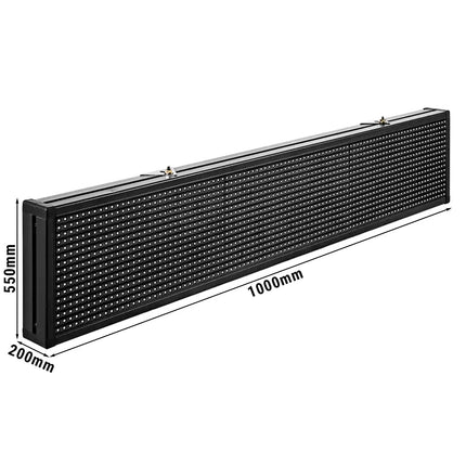 GGM Gastro Programmable LED Scrolling Sign - WELCOME - customisable - 1000x55mm