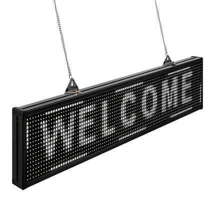 GGM Gastro Programmable LED Scrolling Sign - WELCOME - customisable - 1000x55mm