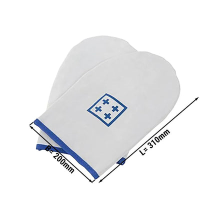 GGM Gastro Puppet Oven Mitt - Leather - Length: 310mm - Heat-Resistant up to 300°C