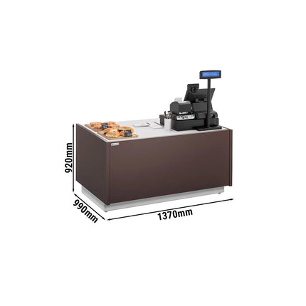 GGM Gastro Quầy Thu Ngân RIGA - 1370mm