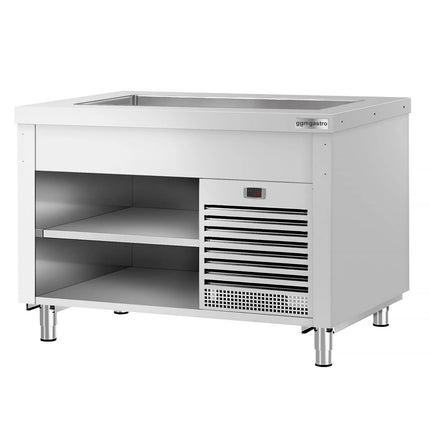 GGM Gastro Refrigerated Buffet Display Counter COPENHAGEN - 1240mm - with Refrigerated Well - for 3x GN 1/1