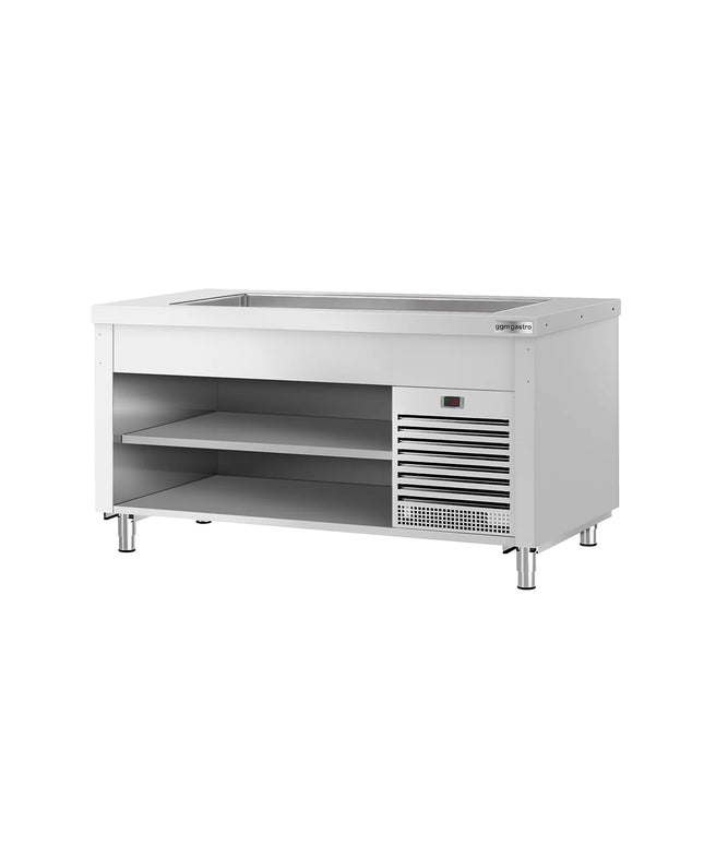 GGM Gastro Refrigerated Buffet Display Counter COPENHAGEN - 1560mm - with Refrigerated Well - for 4x GN 1/1