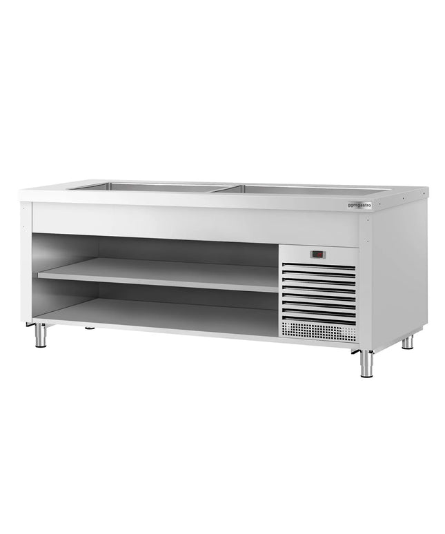 GGM Gastro Refrigerated Buffet Display Counter COPENHAGEN - 2310mm - with Refrigerated Well - for 6x GN 1/1