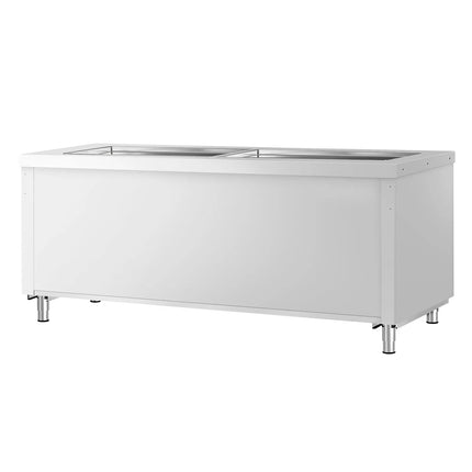 GGM Gastro Refrigerated Buffet Display Counter COPENHAGEN - 2310mm - with Refrigerated Frost Top