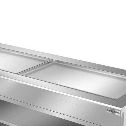 GGM Gastro Refrigerated Buffet Display Counter COPENHAGEN - 2310mm - with Refrigerated Frost Top