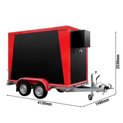 GGM Gastro Refrigerated Trailer - incl. cooling unit - cooling surface: 1340×2850 mm - internal height: 1845 mm