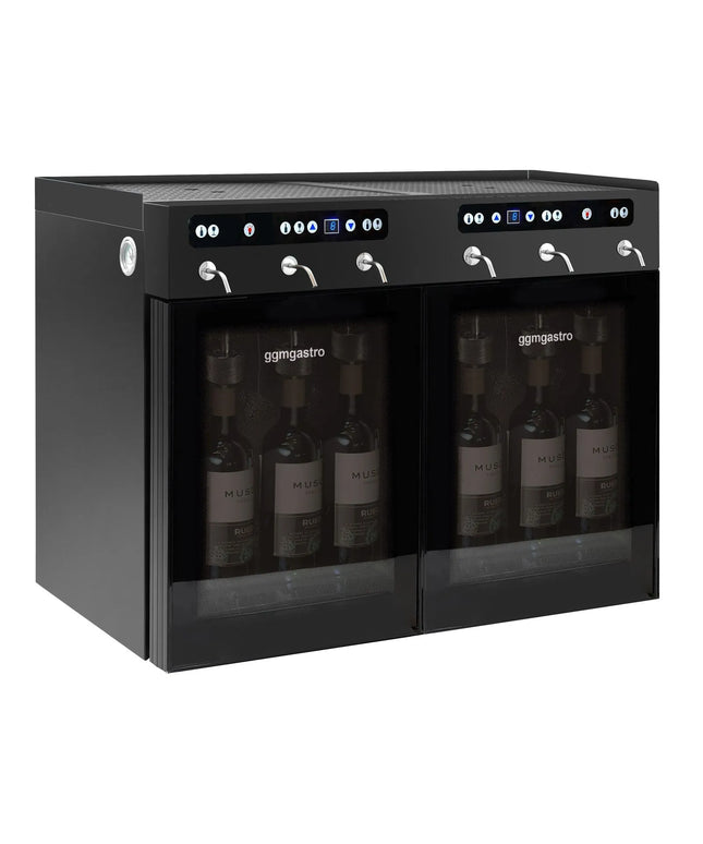 GGM Gastro Refrigerated Wine Dispenser - Dual Zone - 6 Bottle