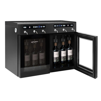 GGM Gastro Refrigerated Wine Dispenser - Dual Zone - 6 Bottle