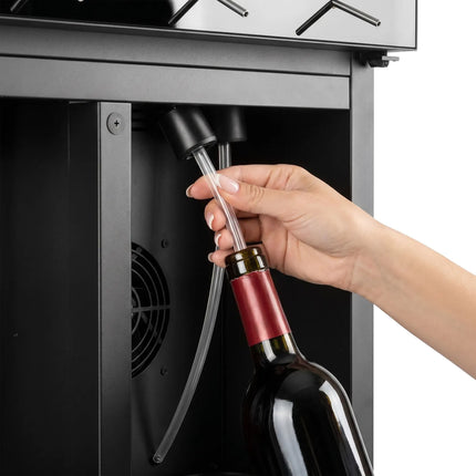 GGM Gastro Refrigerated Wine Dispenser – Dual Zone – for 4 Wine Bottles