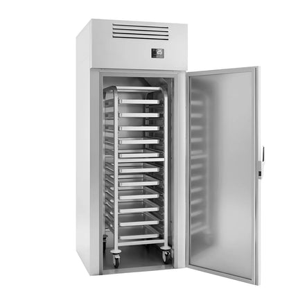GGM Gastro Roll-In Chiller Stainless steel PREMIUM - GN 2/1|EN 600x400mm - 1300L - with 1 door - for GN 1/1 trolley