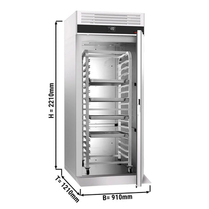 GGM Gastro Roll-In Freezer Stainless steel PREMIUM - GN 2/1 - EN 600x400mm - 700L - with 1 door