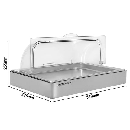 GGM Gastro Roll-top Cover - GN 1/1 - 540x335mm - Height: 255mm - incl. GN 1/1 container & 2 ice packs