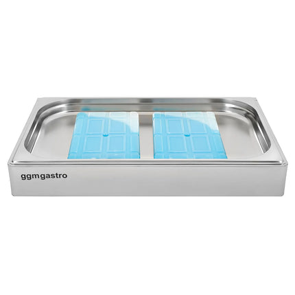 GGM Gastro Roll-top Cover - GN 1/1 - 540x335mm - Height: 255mm - incl. GN 1/1 container & 2 ice packs