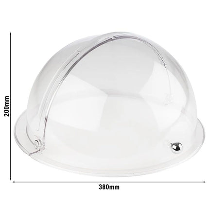 GGM Gastro Roll-top Cover - SAN plastic - Ø380mm - Height: 200mm