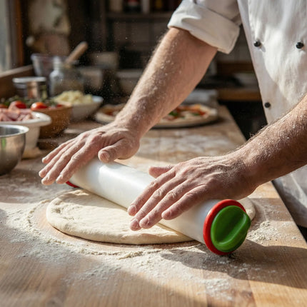 GGM Gastro Rolling Pin - Adjustable Thickness - Large