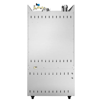 GGM Gastro Rotary Commercial Bakery Convection Oven with Steam Injection - Touchscreen Controls - 1 Baking Chambers - 10x 600x400mm (EN 60x40) - with Prover Cabinet & with Hood