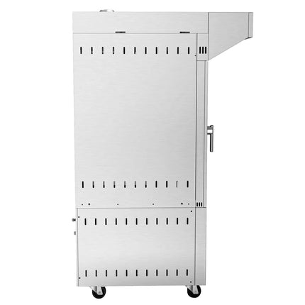 GGM Gastro Rotary Commercial Bakery Convection Oven with Steam Injection - Touchscreen Controls - 1 Baking Chambers - 10x 600x400mm (EN 60x40) - with Prover Cabinet & with Hood