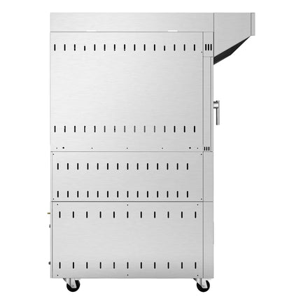 GGM Gastro Rotary Electric Commercial Bakery Convection Oven with Steam Injection - Touchscreen Controls - Bakery Convection Oven - 6x 600x400mm (EN 60x40) - with Pizza Oven, Hood & Prover Cabinet