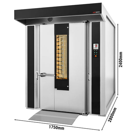 GGM Gastro Rotary Gas Commercial Bakery Convection Oven with Steam Injection - Digital Controls - without Trolley