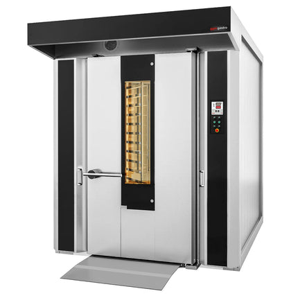 GGM Gastro Rotary Gas Commercial Bakery Convection Oven with Steam Injection - Digital Controls - without Trolley