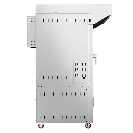 GGM Gastro Rotary Gas Commercial Bakery Convection Oven with Steam Injection - Touchscreen Controls - 1 Baking Chambers - 10x 600x400mm (EN 60x40) - with Hood & with Prover Cabinet