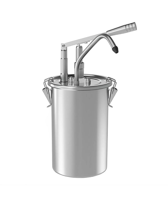 GGM Gastro Sauce Dispenser with Pump - adjustable dose - 4.5 litres - with container - 200x260x400mm