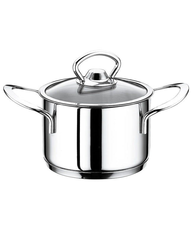 GGM Gastro Saucepan - Stainless Steel - 1L - Ø 160mm - Height: 50mm - incl. Lid