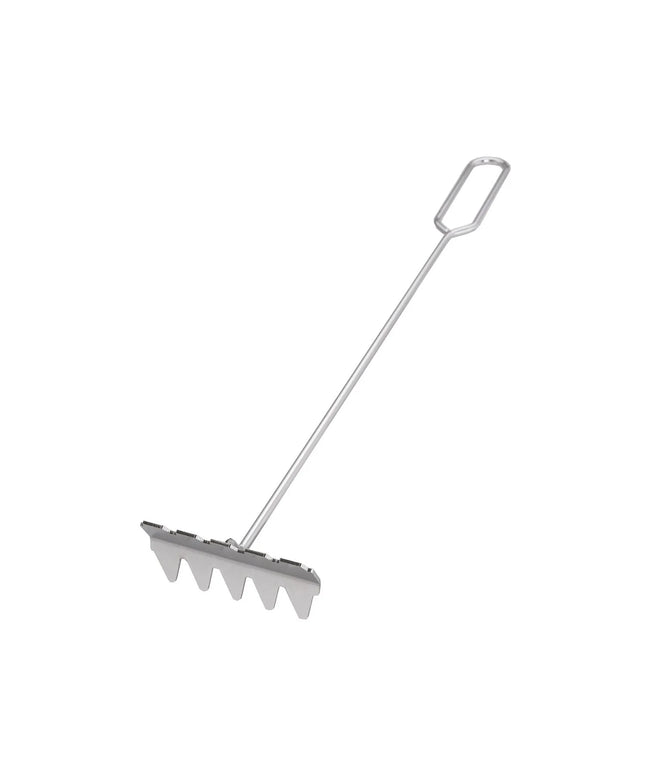 GGM Gastro Scraper for Lava Stone & Water Grills GLB, GLGB & GWGB - 500x130x36mm - Stainless Steel - for GLB, GLGB & GWGB Series with Cast Iron Grate