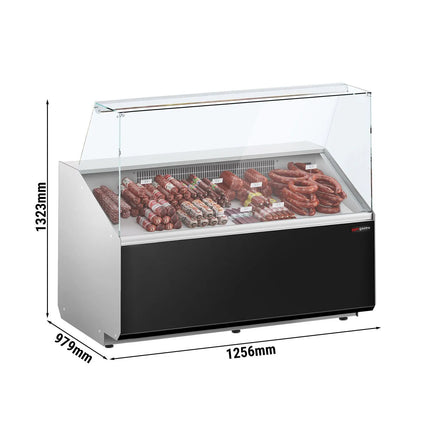 GGM Gastro Serve Over Counter - 1256mm - black front - capacity 262 litres