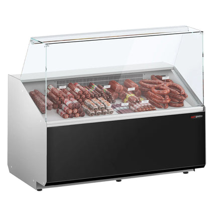 GGM Gastro Serve Over Counter - 1256mm - black front - capacity 262 litres