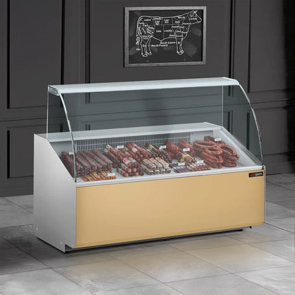 GGM Gastro Serve Over Counter - 1256mm - front panel beige - capacity 262 litres