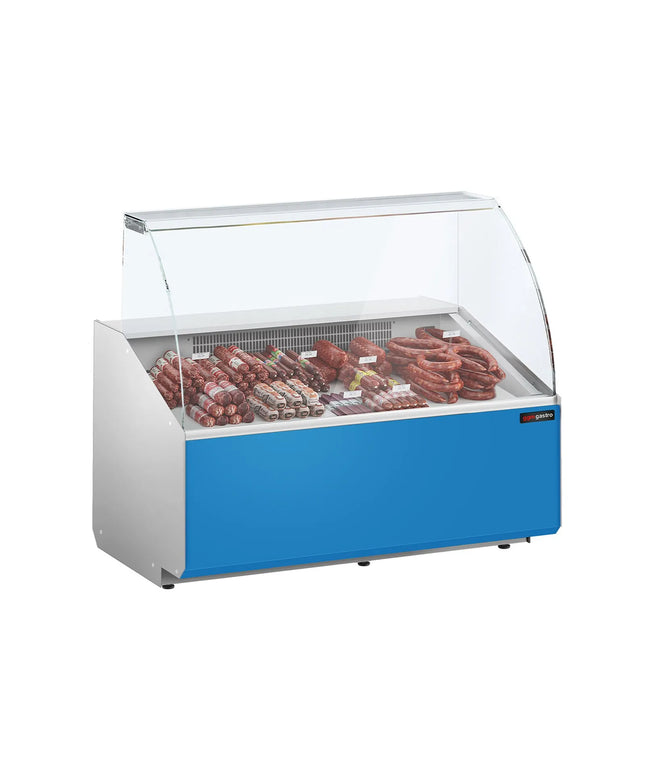 GGM Gastro Serve Over Counter - 1256mm - front panel light blue - capacity 262 litres