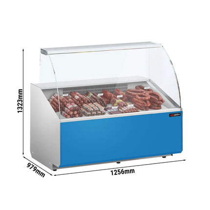 GGM Gastro Serve Over Counter - 1256mm - front panel light blue - capacity 262 litres