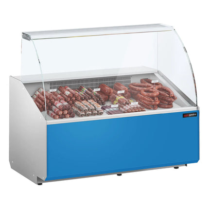 GGM Gastro Serve Over Counter - 1256mm - front panel light blue - capacity 262 litres