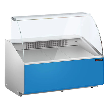 GGM Gastro Serve Over Counter - 1256mm - front panel light blue - capacity 262 litres