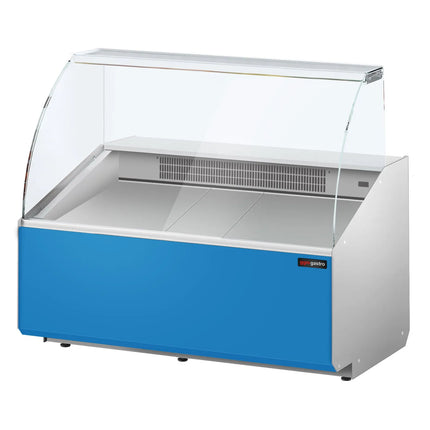 GGM Gastro Serve Over Counter - 1256mm - front panel light blue - capacity 262 litres