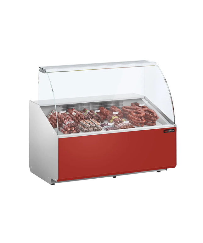 GGM Gastro Serve Over Counter - 1256mm - front panel red - capacity 262 litres