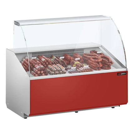 GGM Gastro Serve Over Counter - 1256mm - front panel red - capacity 262 litres